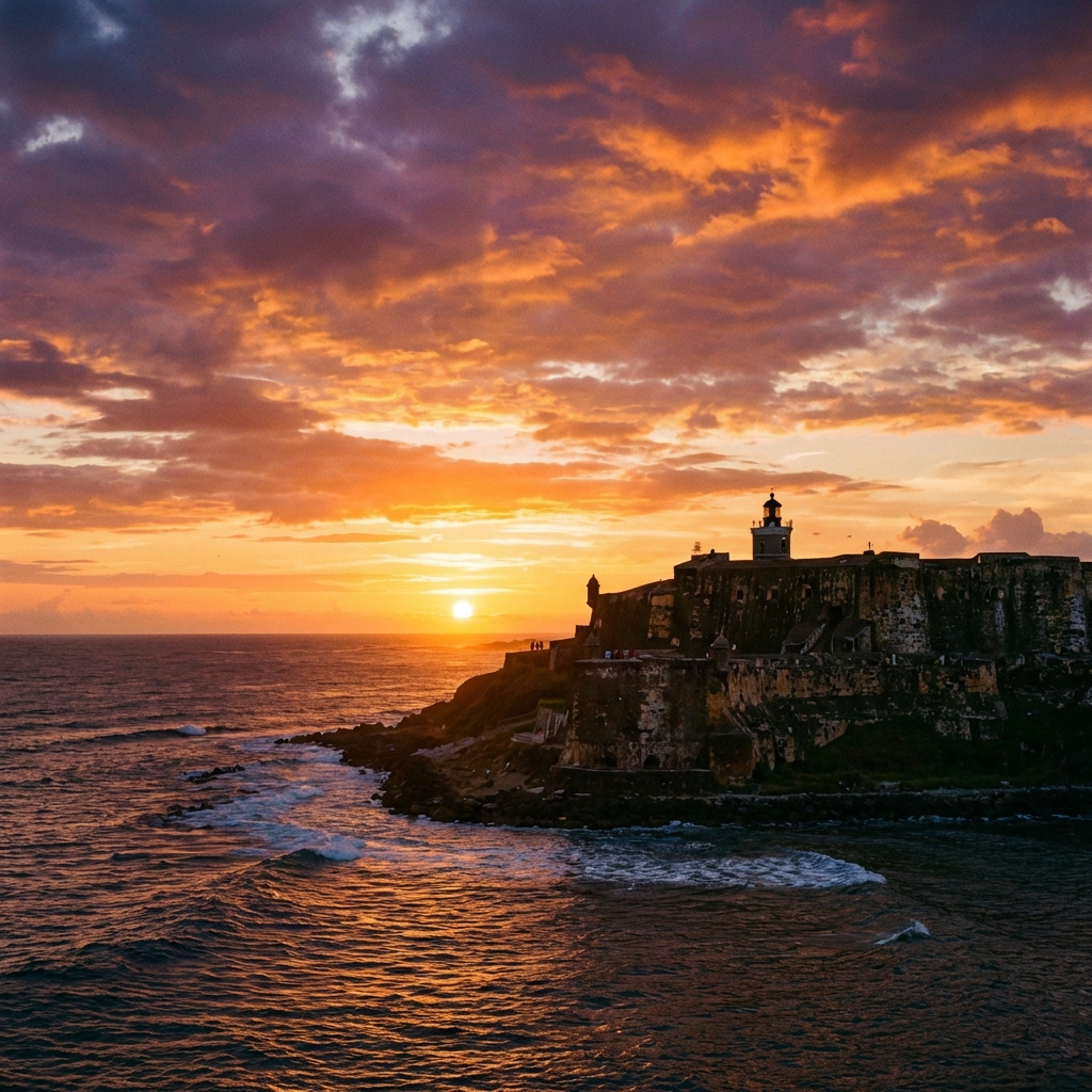 Pôr do Sol no Forte